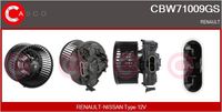CASCO CBW71009GS - Ventilador habitáculo - Genuine