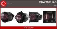 CASCO CBW72011AS - Ventilador habitáculo - Brand New HQ