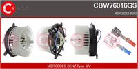 CASCO CBW76016GS - Ventilador habitáculo - Genuine