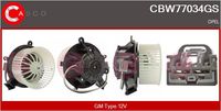 CASCO CBW77034GS - Ventilador habitáculo - Genuine