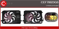 CASCO CEF70023GS - Motor eléctrico, ventilador del radiador - Genuine