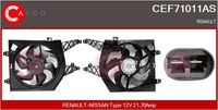 CASCO CEF71011AS - Motor eléctrico, ventilador del radiador - Brand New HQ