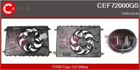 CASCO CEF72000GS - Motor eléctrico, ventilador del radiador - Genuine