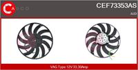 CASCO CEF73353AS - Ventilador, refrigeración del motor - Brand New HQ
