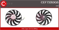 CASCO CEF73353GS - Ventilador, refrigeración del motor - Genuine