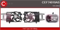 CASCO CEF74010AS - Motor eléctrico, ventilador del radiador - Brand New HQ