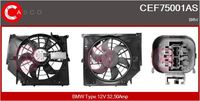 CASCO CEF75001AS - Motor eléctrico, ventilador del radiador - Brand New HQ