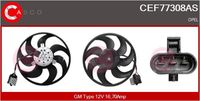 CASCO CEF77308AS - Ventilador, refrigeración del motor - Brand New HQ