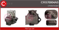 CASCO CRS70004AS - Resistencia serie, motor eléctrico (ventilador del radiador) - Brand New HQ