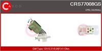 CASCO CRS77008GS - Resitencia, ventilador habitáculo - Genuine