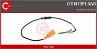 BOSCH 0986259114 - Sensor, temp. gas escape