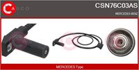 BOSCH 0986280801 - Generador de impulsos, cigüeñal