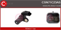 BOSCH 0986280789 - Generador de impulsos, cigüeñal