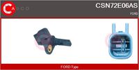 BOSCH 0986594556 - Sensor, revoluciones de la rueda