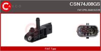 BOSCH 0281006287 - Sensor, presión gas de escape