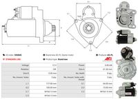 AS-PL S5584S - Motor de arranque