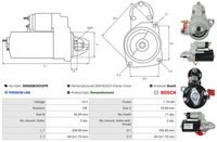 AS-PL S0950(BOSCH)PR - Motor de arranque