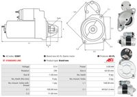AS-PL S3007 - Motor de arranque