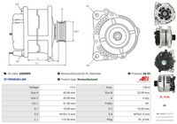 AS-PL A3593PR - Alternador