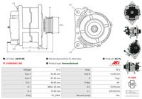 AS-PL A5101SR - Alternador