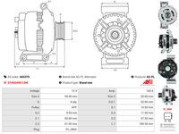 AS-PL A6537S - Alternador