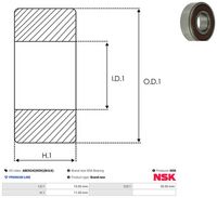 AS-PL ABE9242(NSK)(BULK) - Cojinete