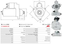 AS-PL S6156 - Motor de arranque