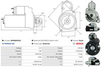 AS-PL S0540(BOSCH) - Motor de arranque