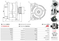 AS-PL A0814S - Alternador