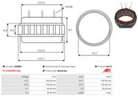 AS-PL AS5009 - Estátor, generador