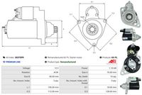 AS-PL S0375PR - Motor de arranque