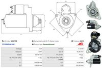 AS-PL S0501PR - Motor de arranque