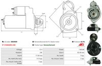 AS-PL S0039SR - Motor de arranque