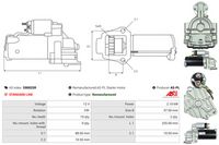 AS-PL S9002SR - Motor de arranque