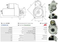 AS-PL S3170PR - Motor de arranque