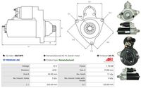 AS-PL S0273PR - Motor de arranque