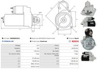 AS-PL S0608(BOSCH) - Motor de arranque