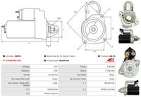 AS-PL S3076 - Motor de arranque