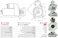 AS-PL S3166S - Motor de arranque