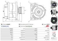 AS-PL A3428PR - Alternador