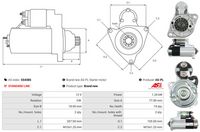 AS-PL S5438S - Motor de arranque