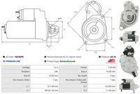 AS-PL S6036PR - Motor de arranque