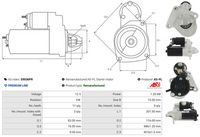 AS-PL S9036PR - Motor de arranque