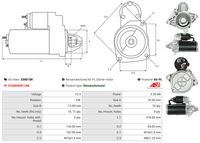 AS-PL S3061SR - Motor de arranque