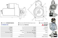 AS-PL S5500(MITSUBISHI) - Motor de arranque