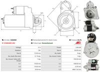 AS-PL S4028SR - Motor de arranque