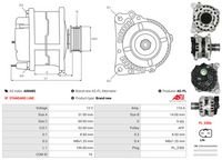 AS-PL A0848S - Alternador