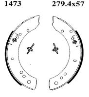 BREMBO S44502 - Juego de zapatas de frenos - ESSENTIAL LINE