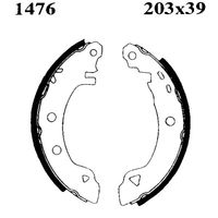 BREMBO S23507 - Juego de zapatas de frenos - ESSENTIAL LINE