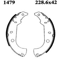 BSF 7241 - Juego de zapatas de frenos - TOP-KIT®